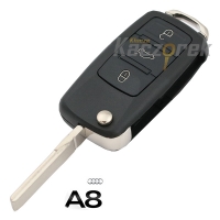 Audi 058 - klucz surowy - pilot